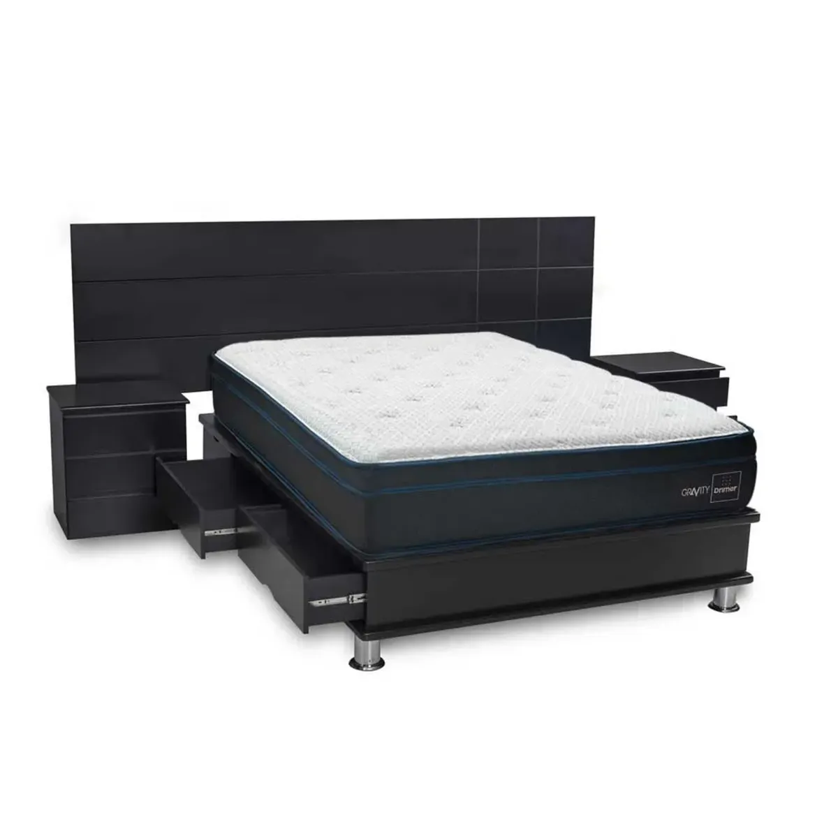 DRIMER - Juego de Dormitorio Cantabria Gravity 2 Plazas