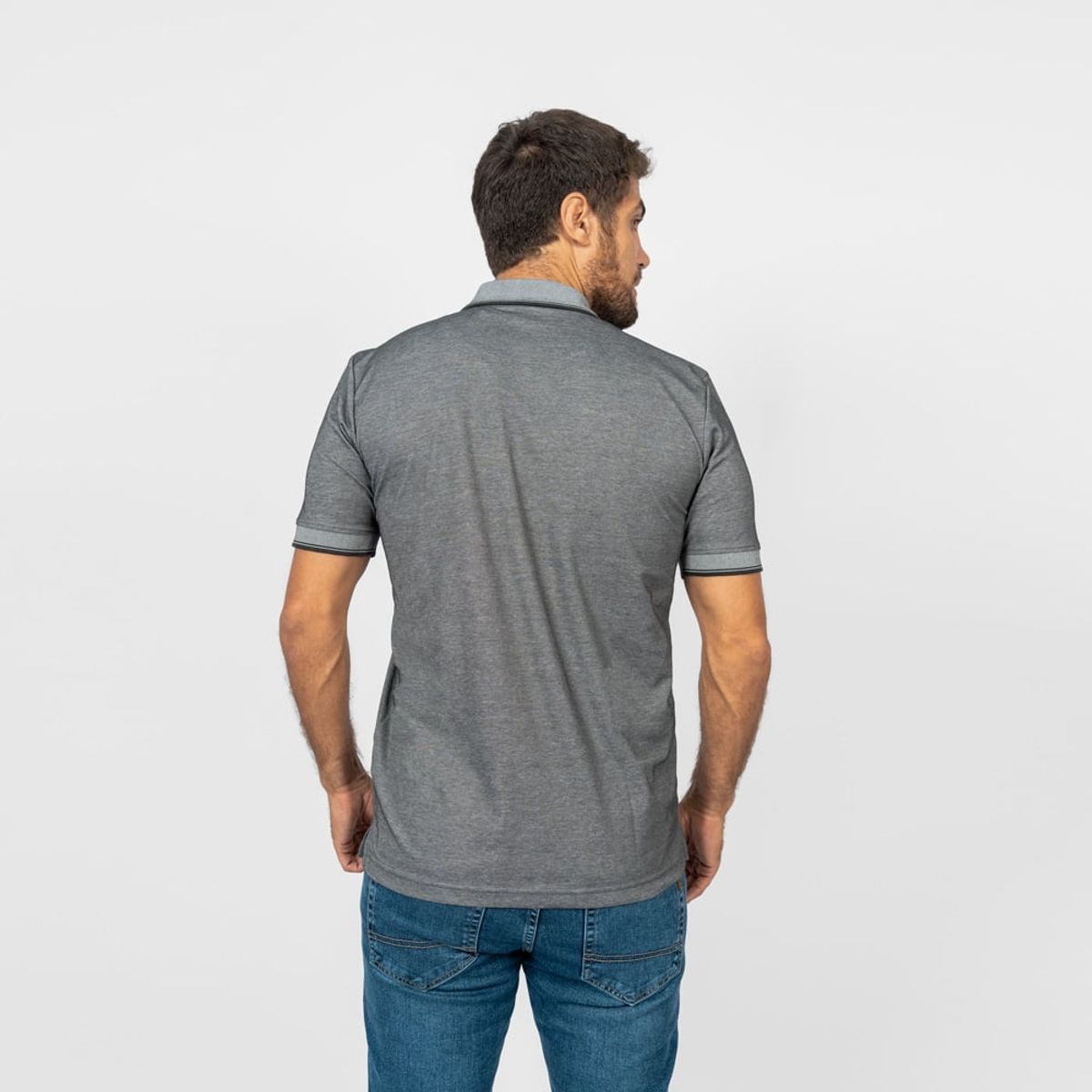 FOSTER - POLO BOX ATILA I JACQUARD - GRIS