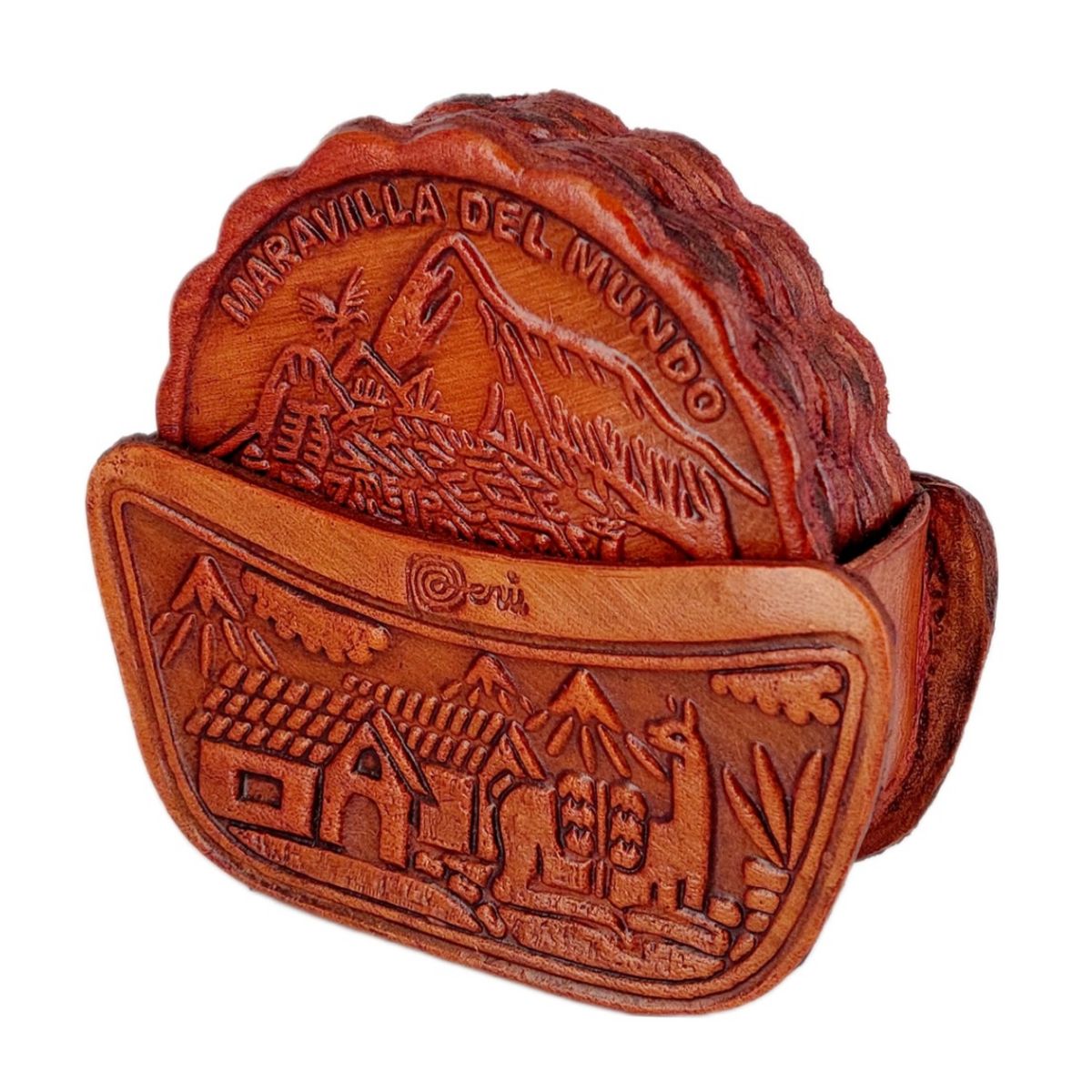 GENERICO - Posavasos de cuero Artesanales Artesanía peruana