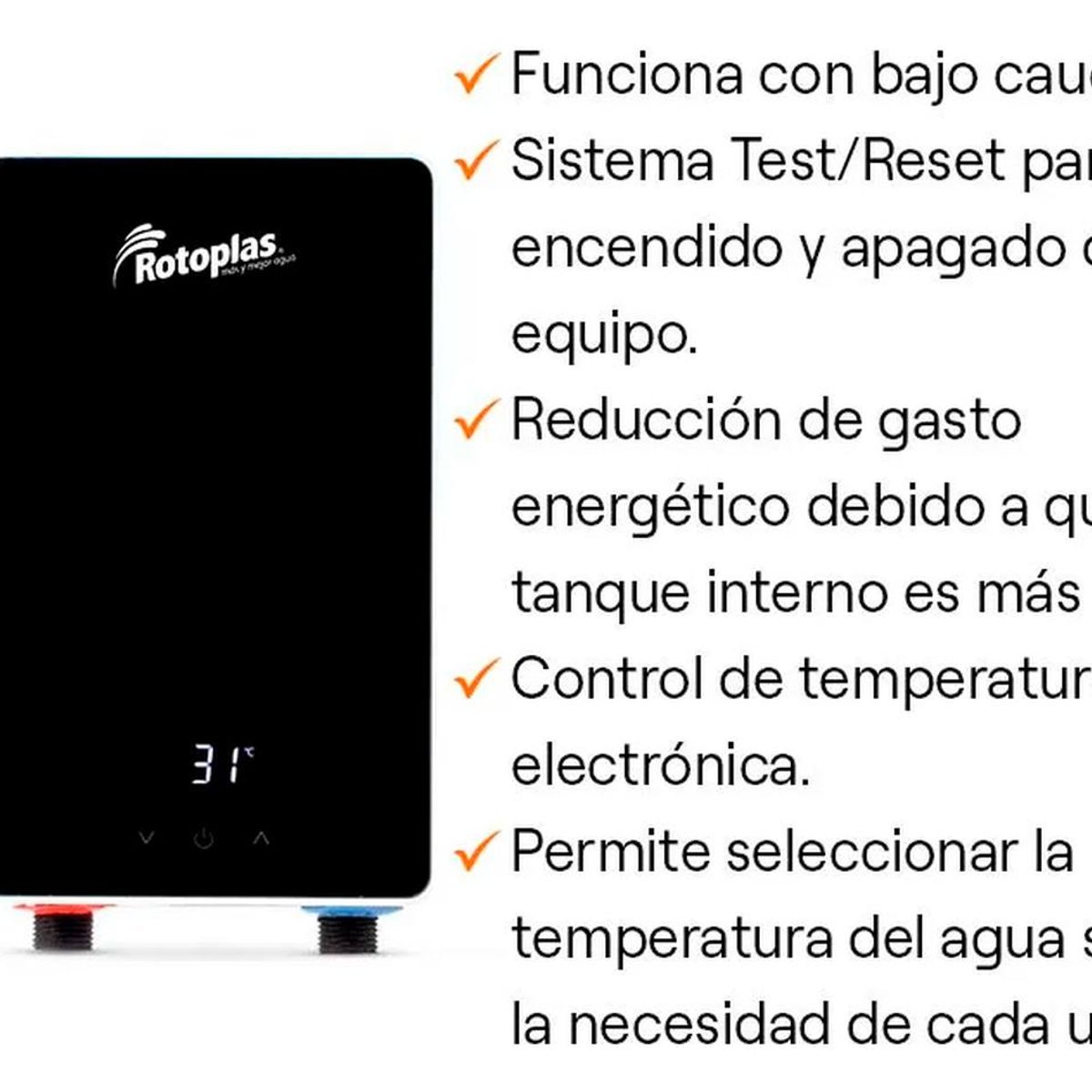 ROTOPLAS - Terma Instantánea Rotoplas New Compact