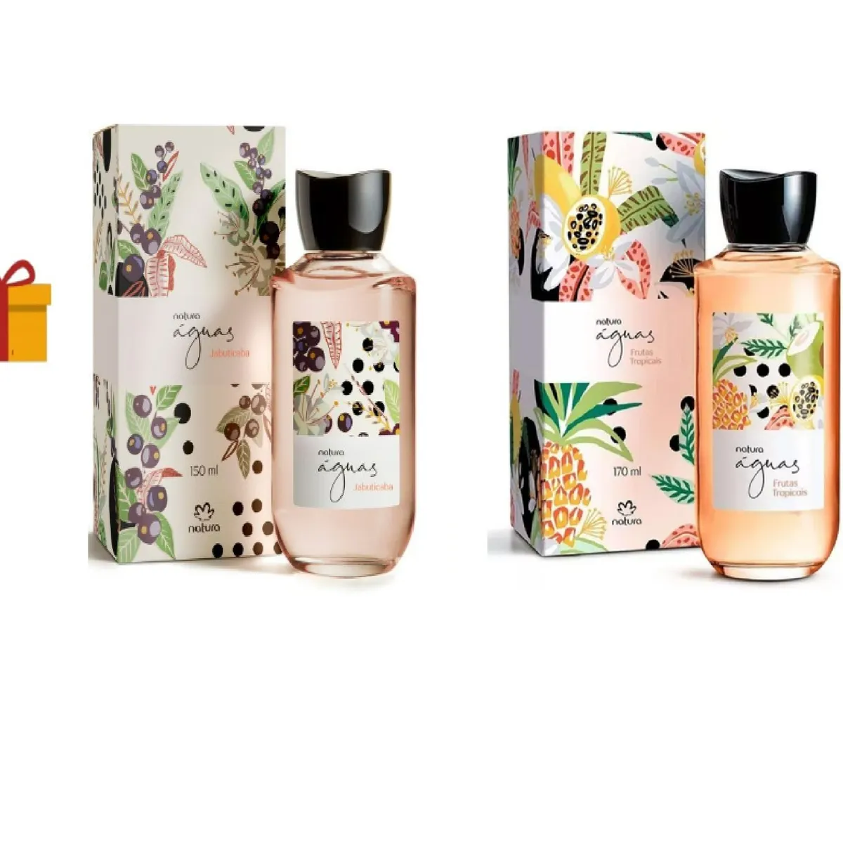 NATURA - Aguas jabuticaba + Aguas frutas tropicales colonias Natura