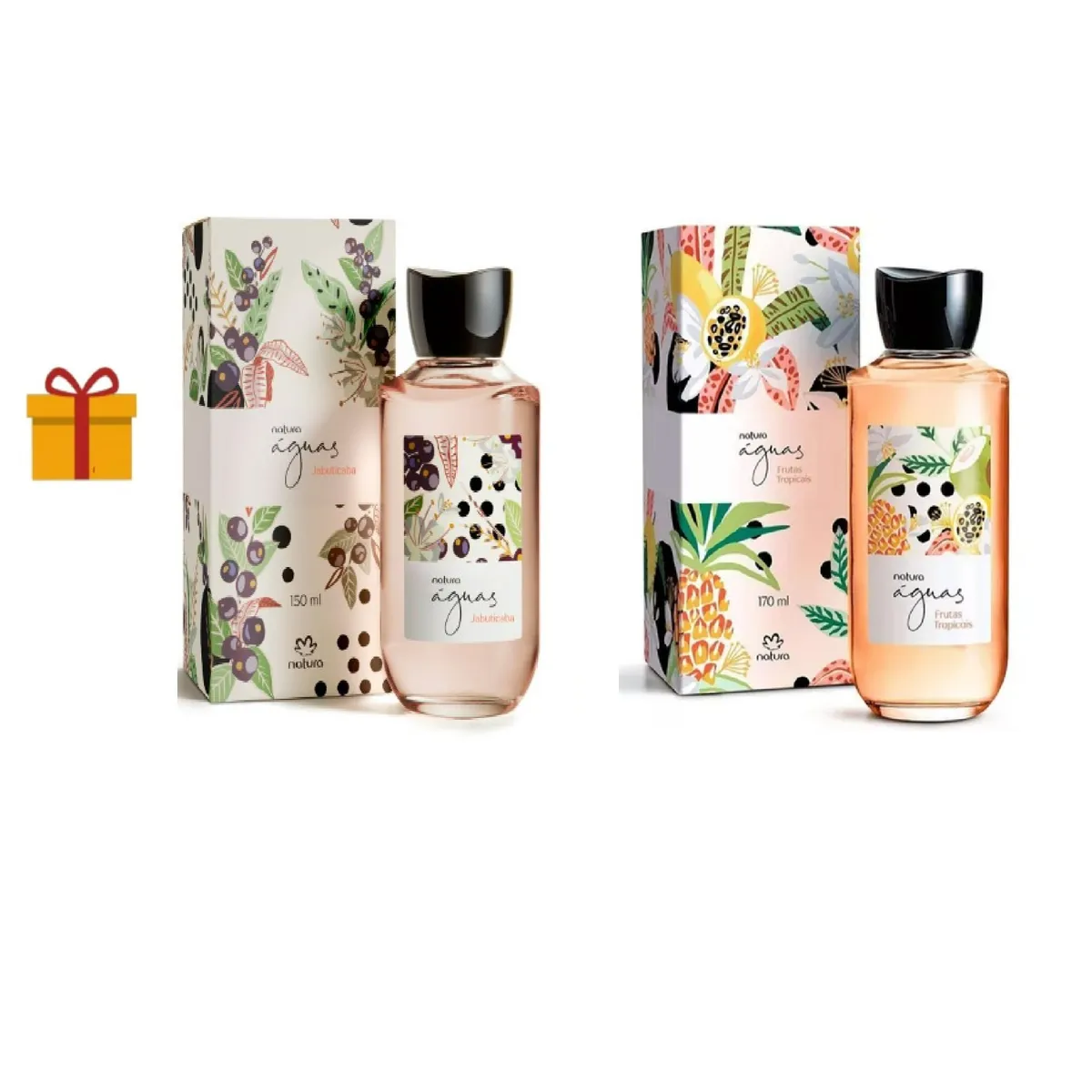 NATURA - Aguas jabuticaba + Aguas frutas tropicales colonias Natura