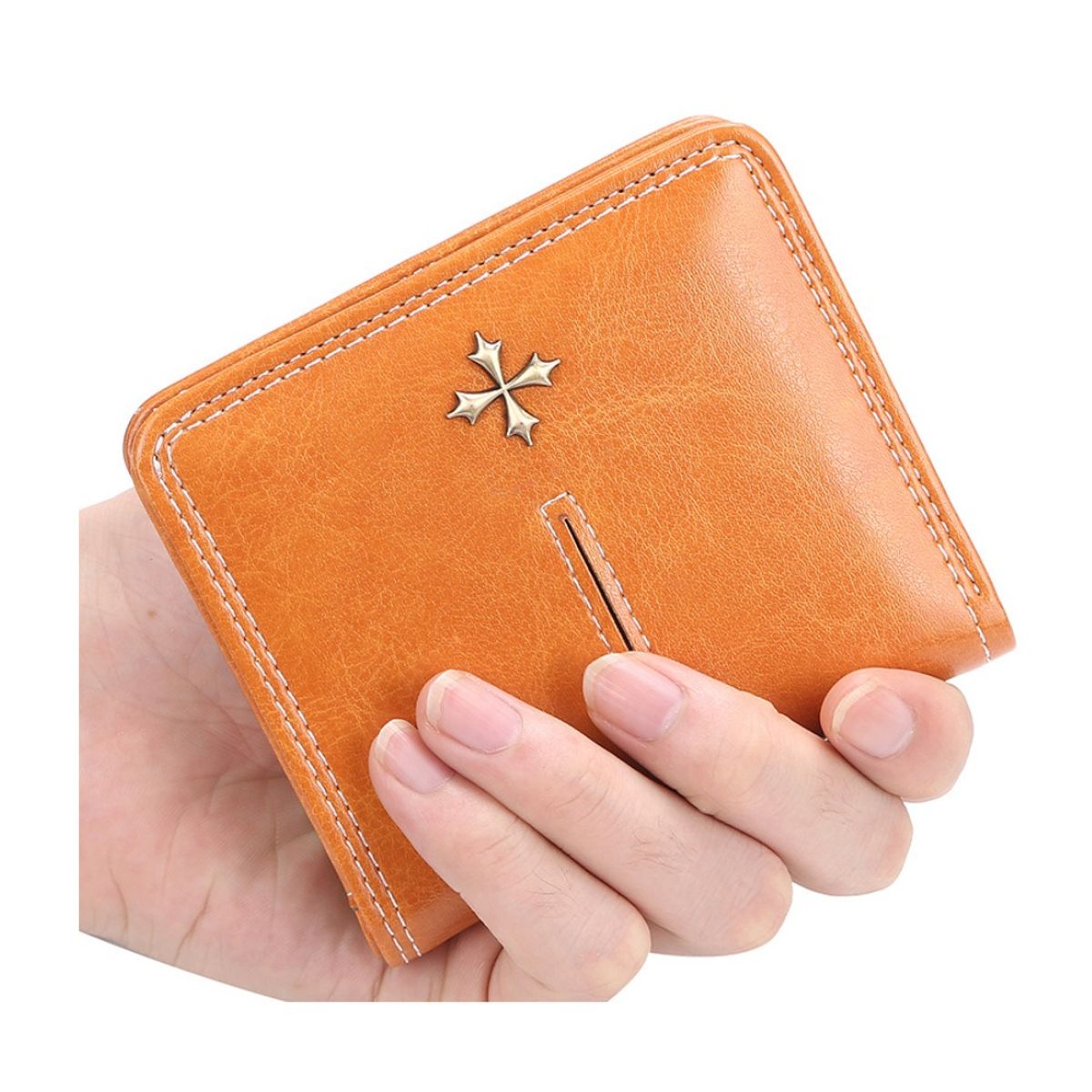 BAELLERRY - Billetera de Cuero Vegano con Monedero N1635