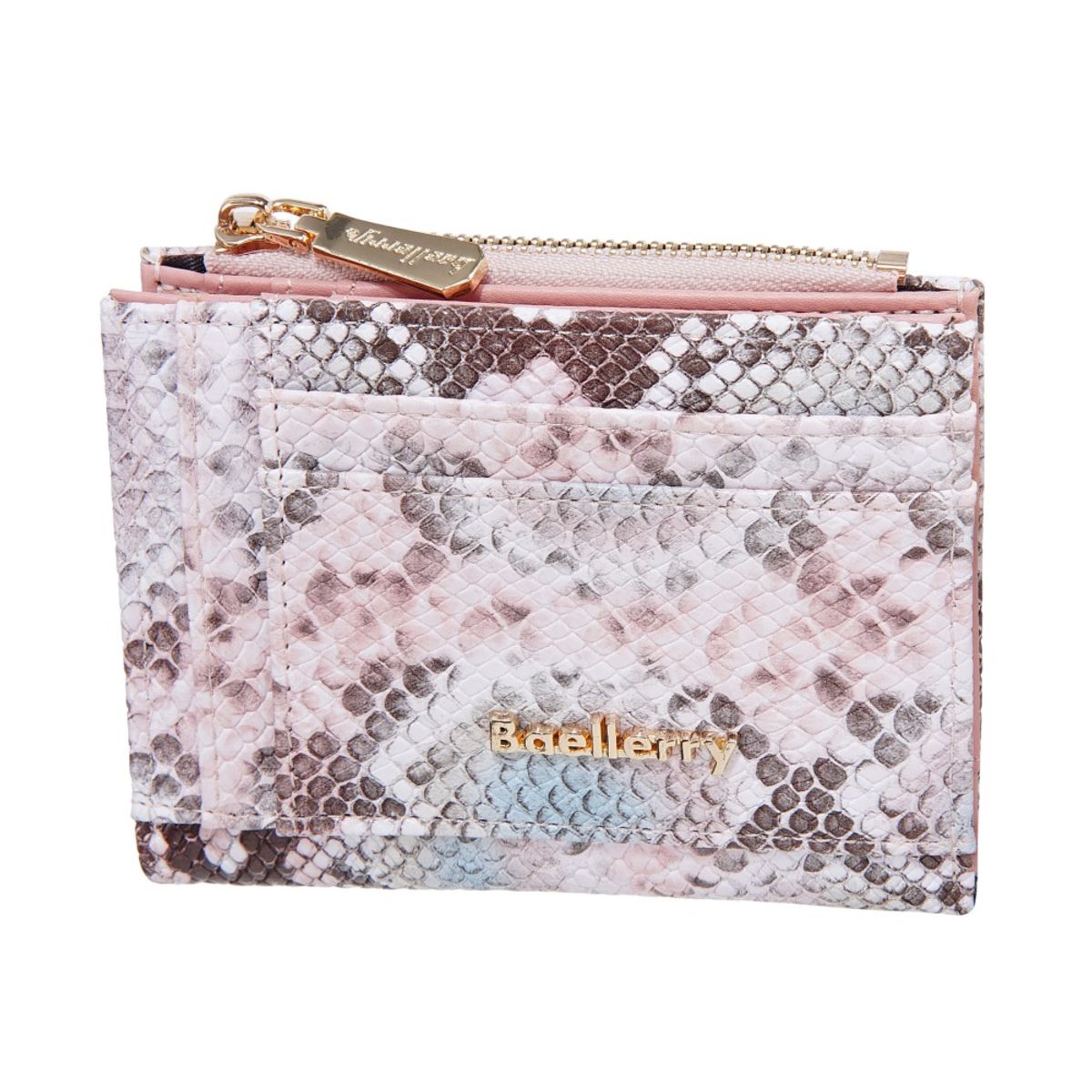 BAELLERRY - Billetera de cuero vegano PU para dama N8339