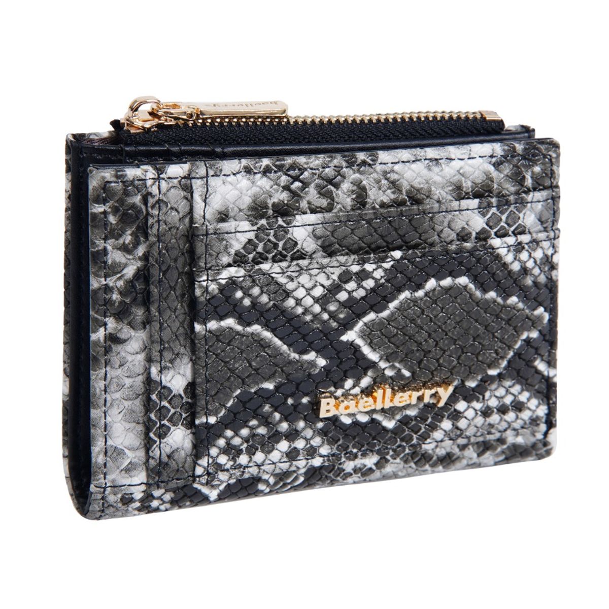 BAELLERRY - Billetera de cuero vegano PU para dama N8339