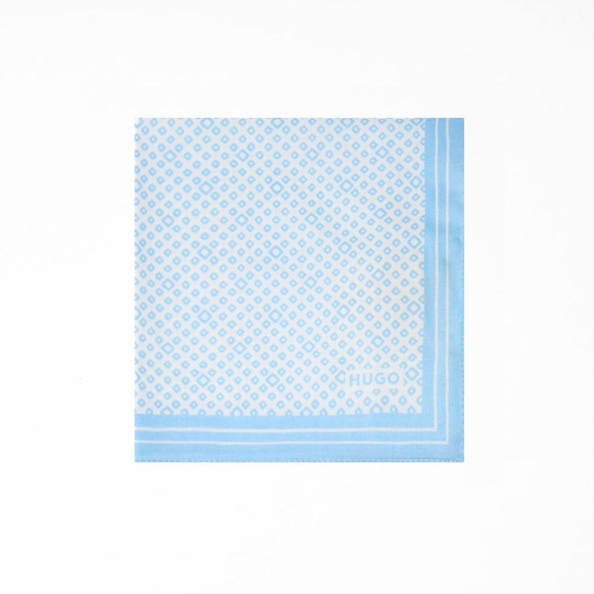 HUGO BOSS - Hugo - Pañuelo de bolsillo de algodón con estampado digital