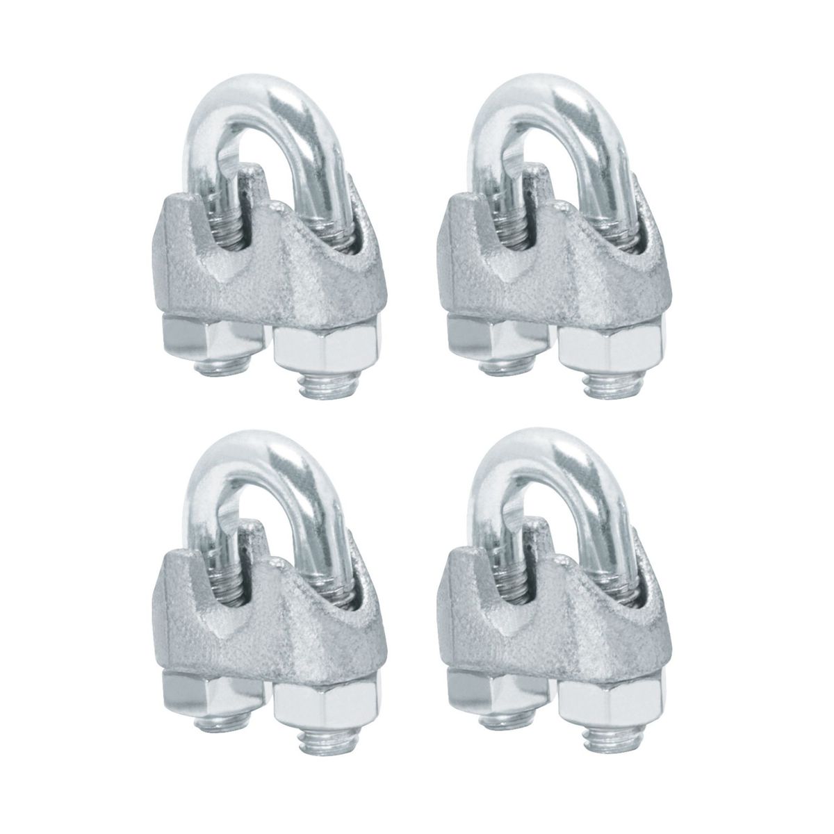 TRUPER - 4 Abrazaderas prensa cable 1.4 TRUPER Fiero