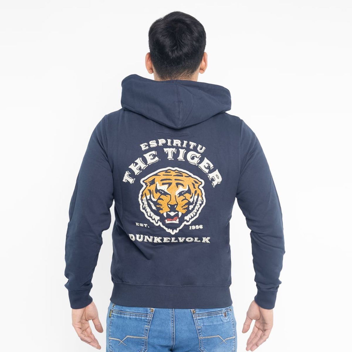DUNKELVOLK - POLERA CI24ESPIRITU THE TIGER FT FRENCH TERRY - NAVY