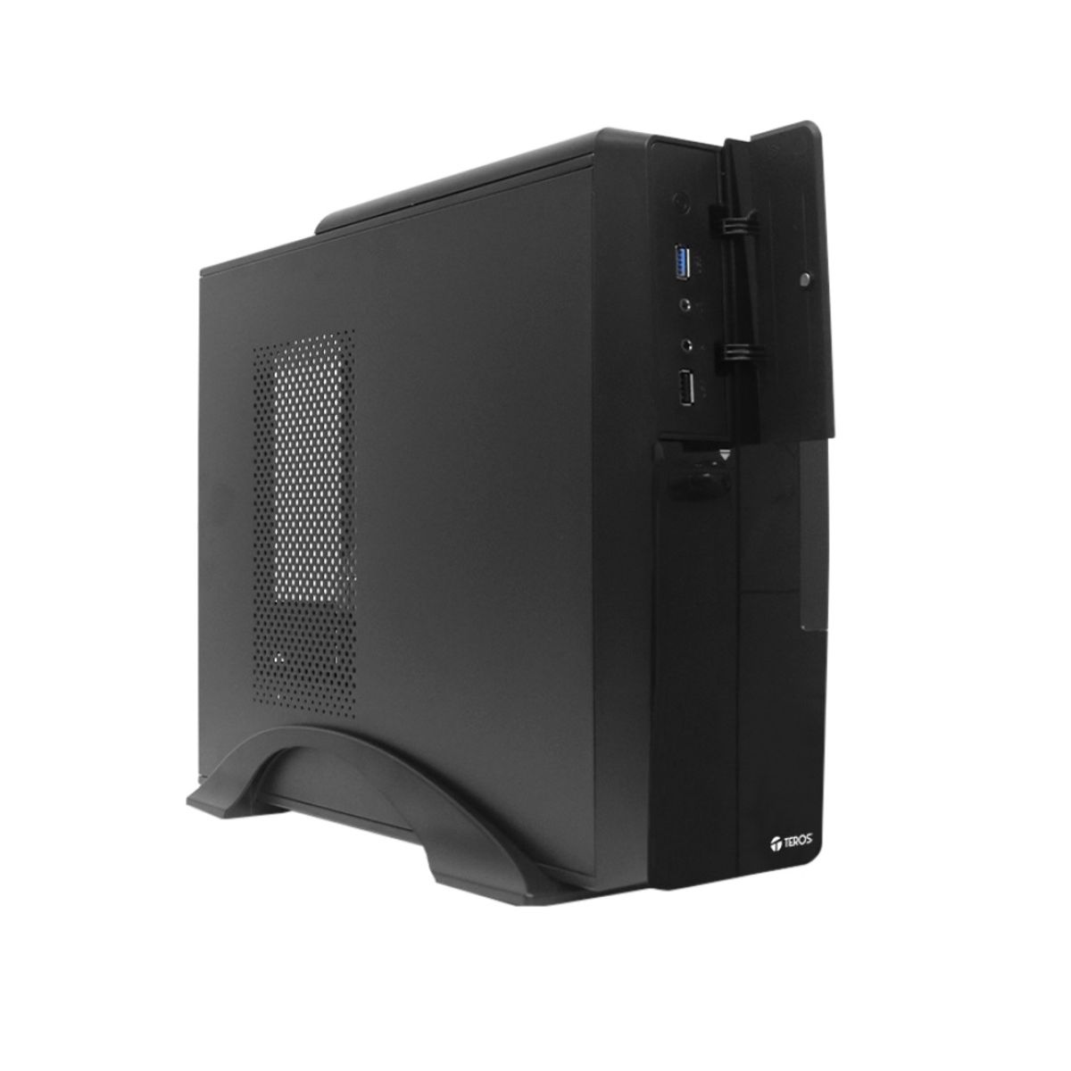 TEROS - Case TEROS TE-1039S Slim 250 W USB 3.0 USB 2.0 audio HD DVD negro