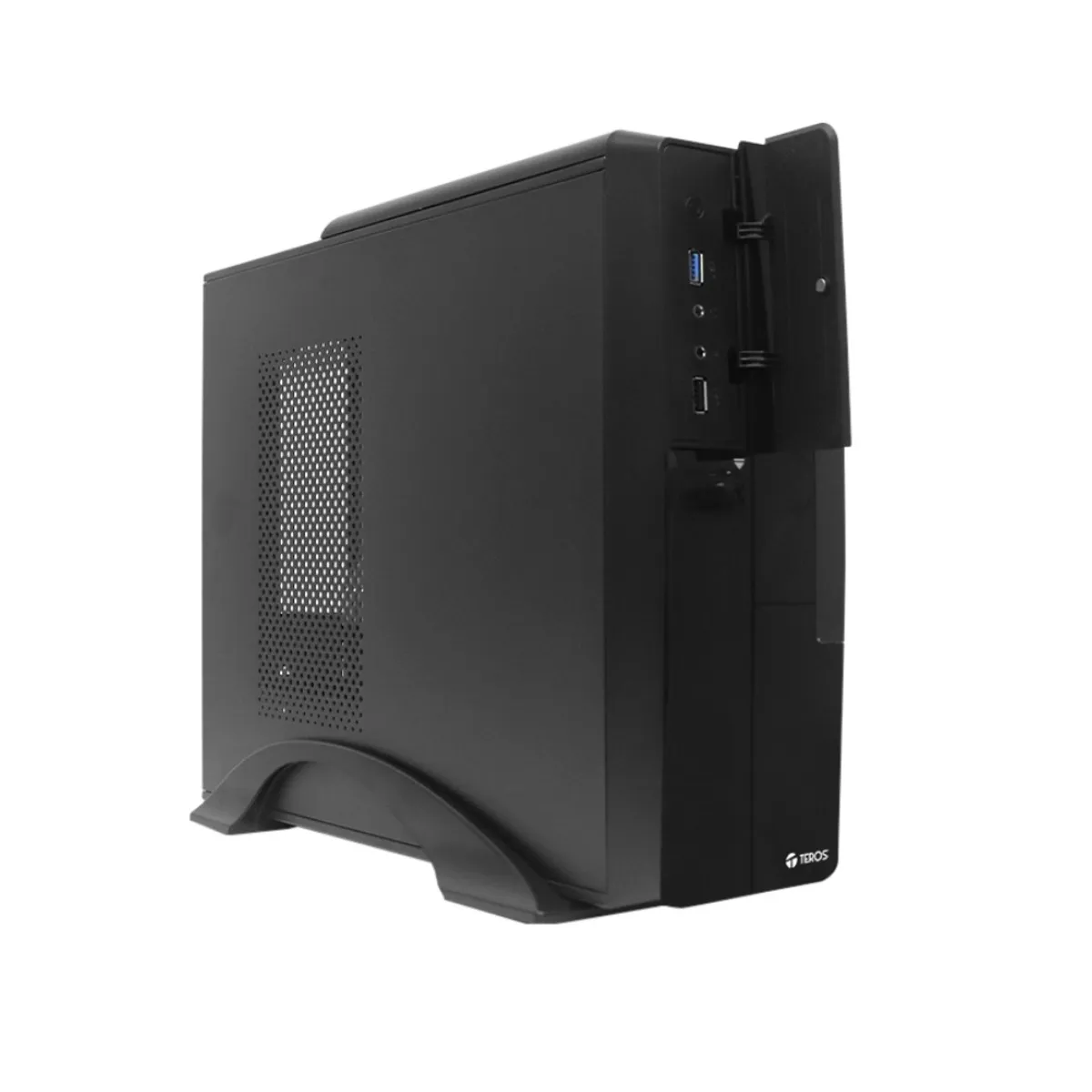 TEROS - Case TEROS TE-1039S Slim 250 W USB 3.0 USB 2.0 audio HD DVD negro