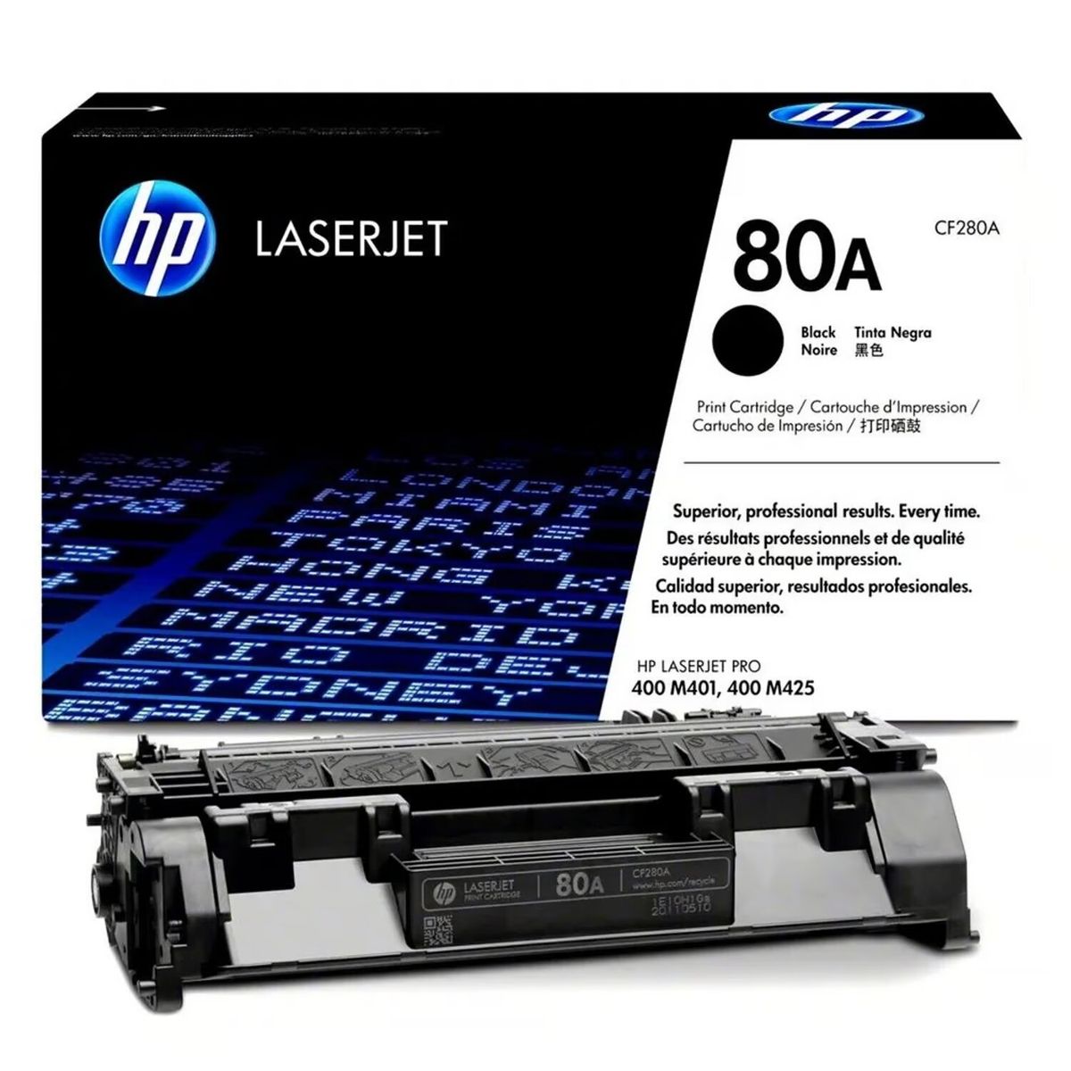 HP - TONER HP CF280A 80A NEGRO LJ M401N M425DN