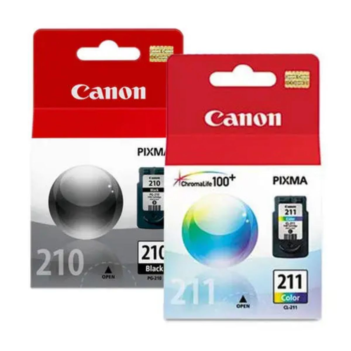CANON - KIT Tinta Canon 210 y 211 Original NEGRO Y TRICOLOR
