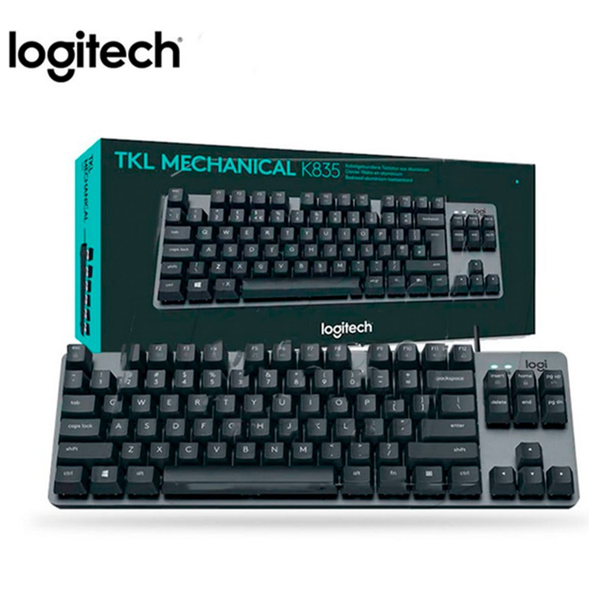 LOGITECH - Teclado Mecanico Logitech K835 TKL Negro