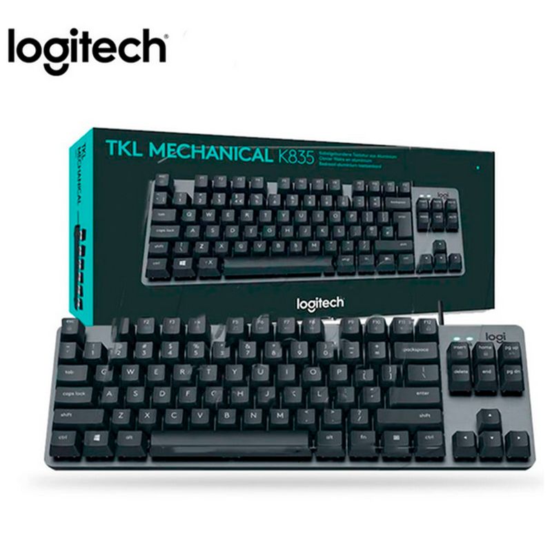 LOGITECH - Teclado Mecanico Logitech K835 TKL Negro