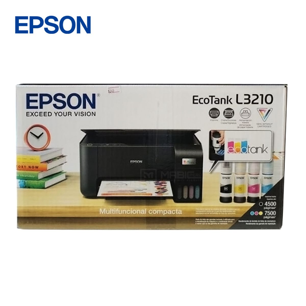 EPSON - Impresora Multifuncional Epson L3210 USB 20