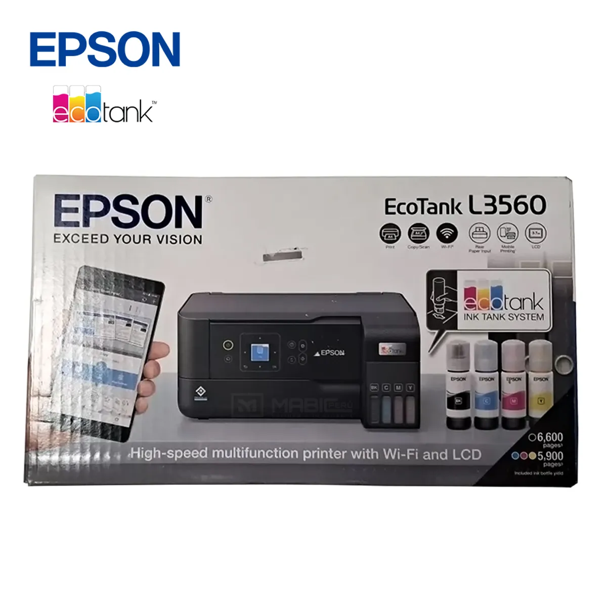EPSON - Impresora Multifuncional Epson L3560 WIFI USB