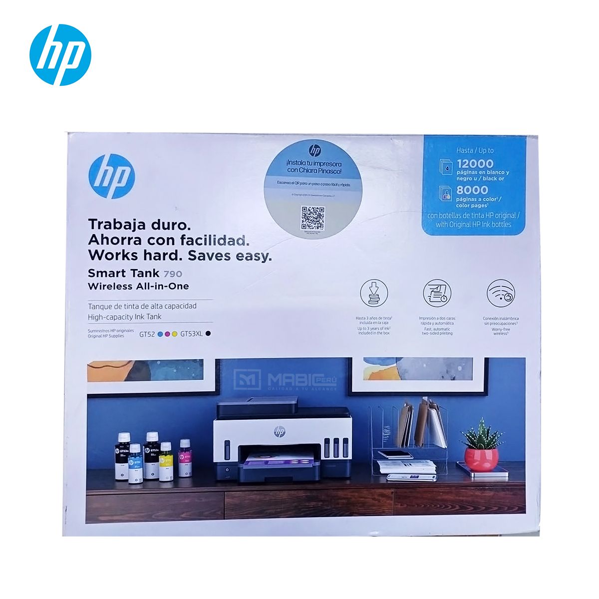 HP - Impresora Multifuncional Hp Smart Tank 790 Duplex Wifi Red ADF