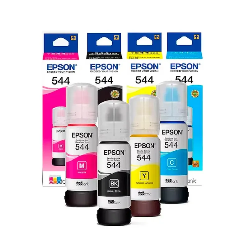 EPSON - Tinta Epson T544 Pack 4 Colores L3210 L3250 L5290 L5590