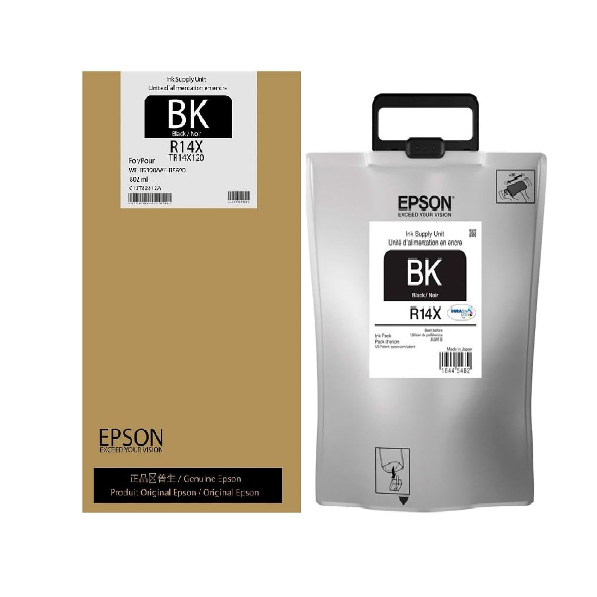 EPSON - Tinta Epson R14X Negro TR14X120 - 802ml