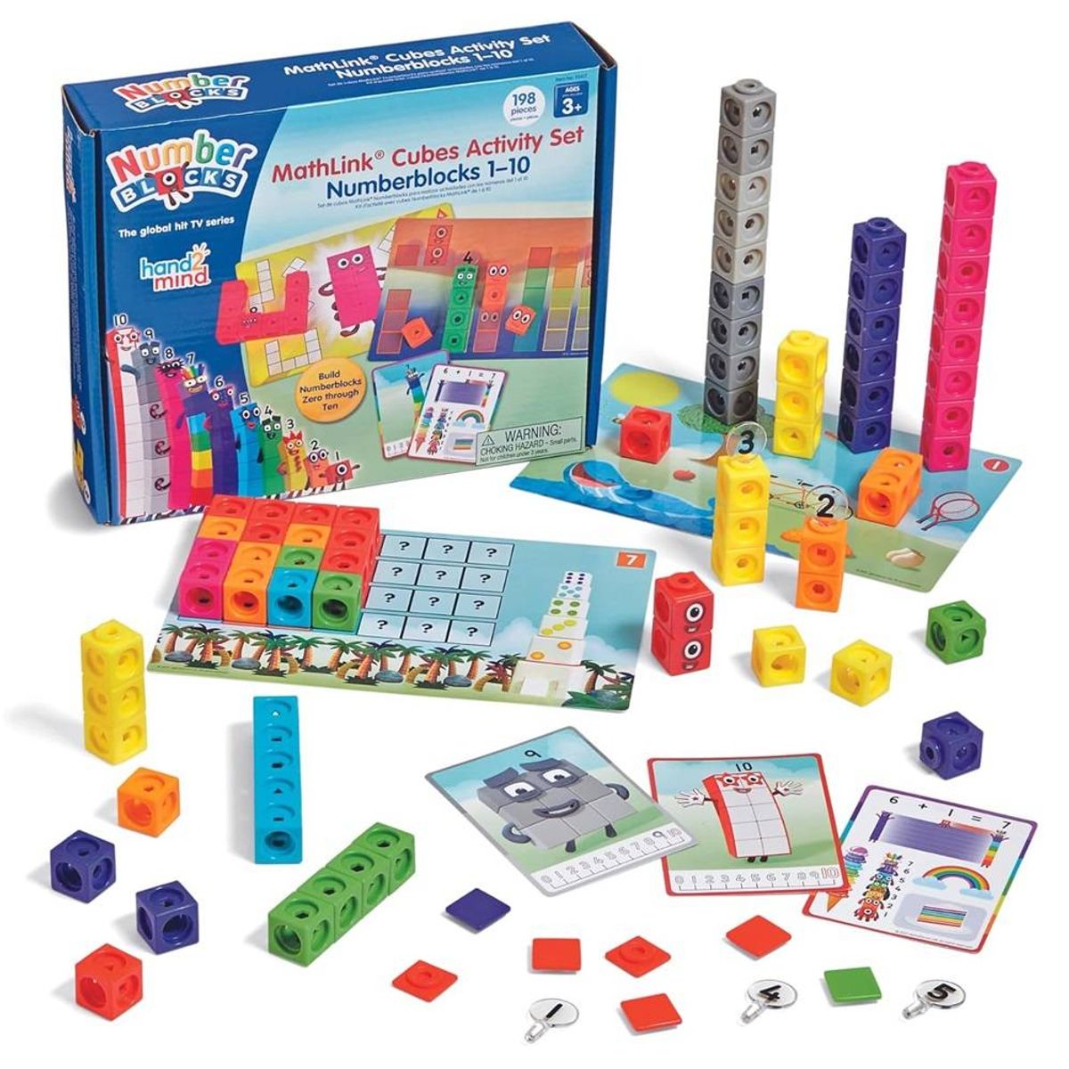 LEARNING - Mathlink Cubes Numberblocks 1-10 198 piezas