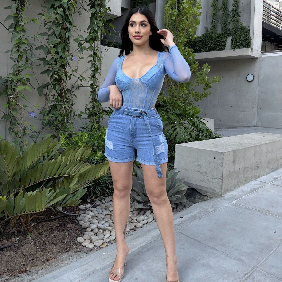 BENCUS JEANS - Short Jeans Correa Mujer