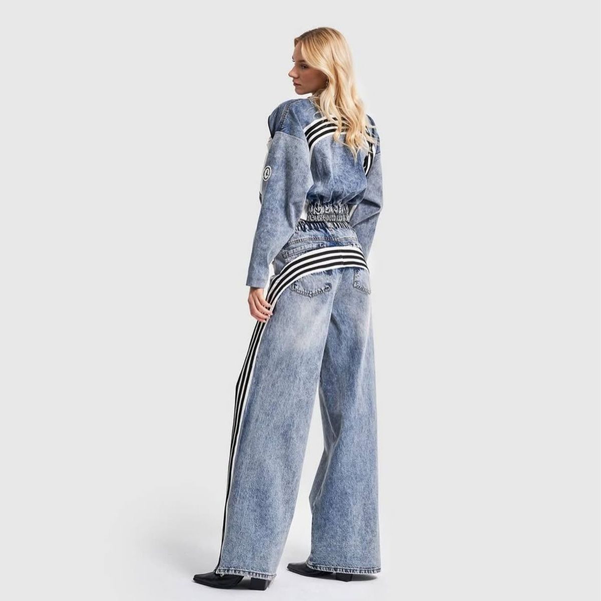 BENCUS JEANS - Pantalón Jean Palazzo Algodón Mujer