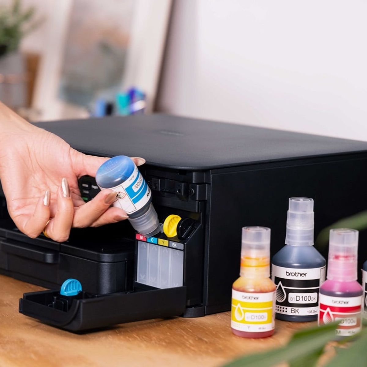 BROTHER - Impresora Brother DCP-T530DW Multifuncional Wifi E Impresión Dúplex