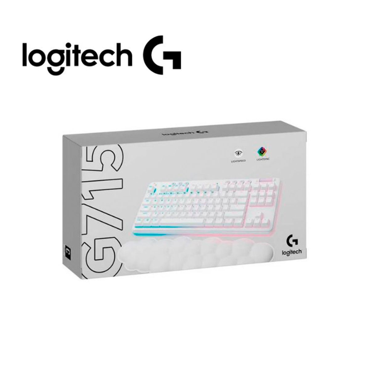 LOGITECH - TECLADO INALÁMBRICO LOGITECH G715 TKL BLUETOOTH RGB AURORA COLLECTION