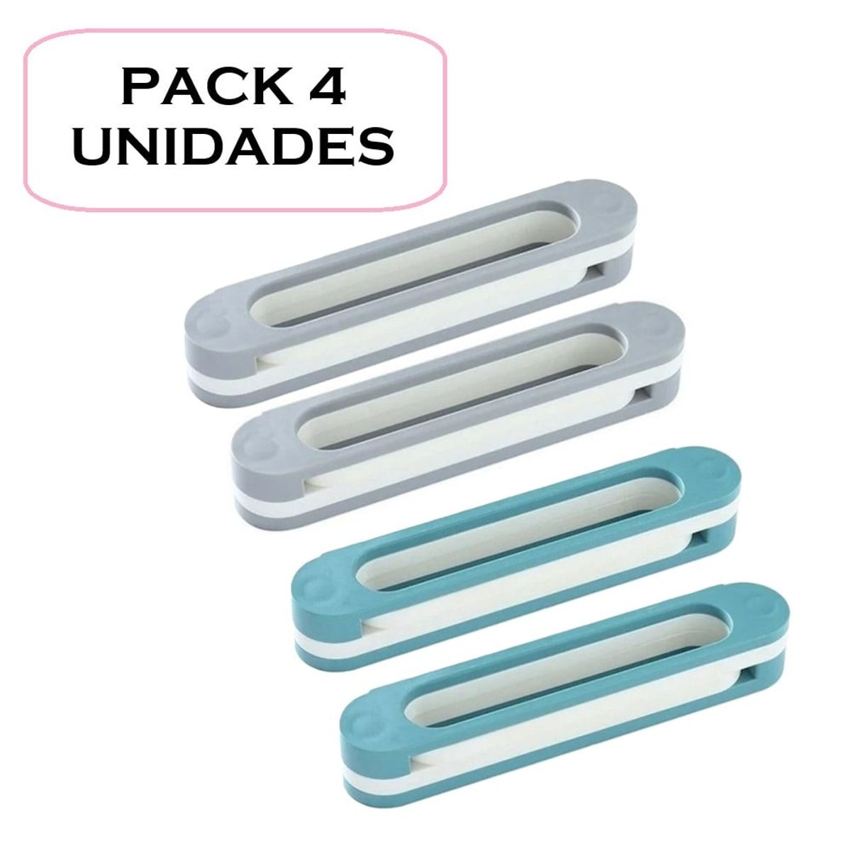 GENERICO - Pack 4 Colgadores de Baño Sandalias Toallas Plegable Estantes