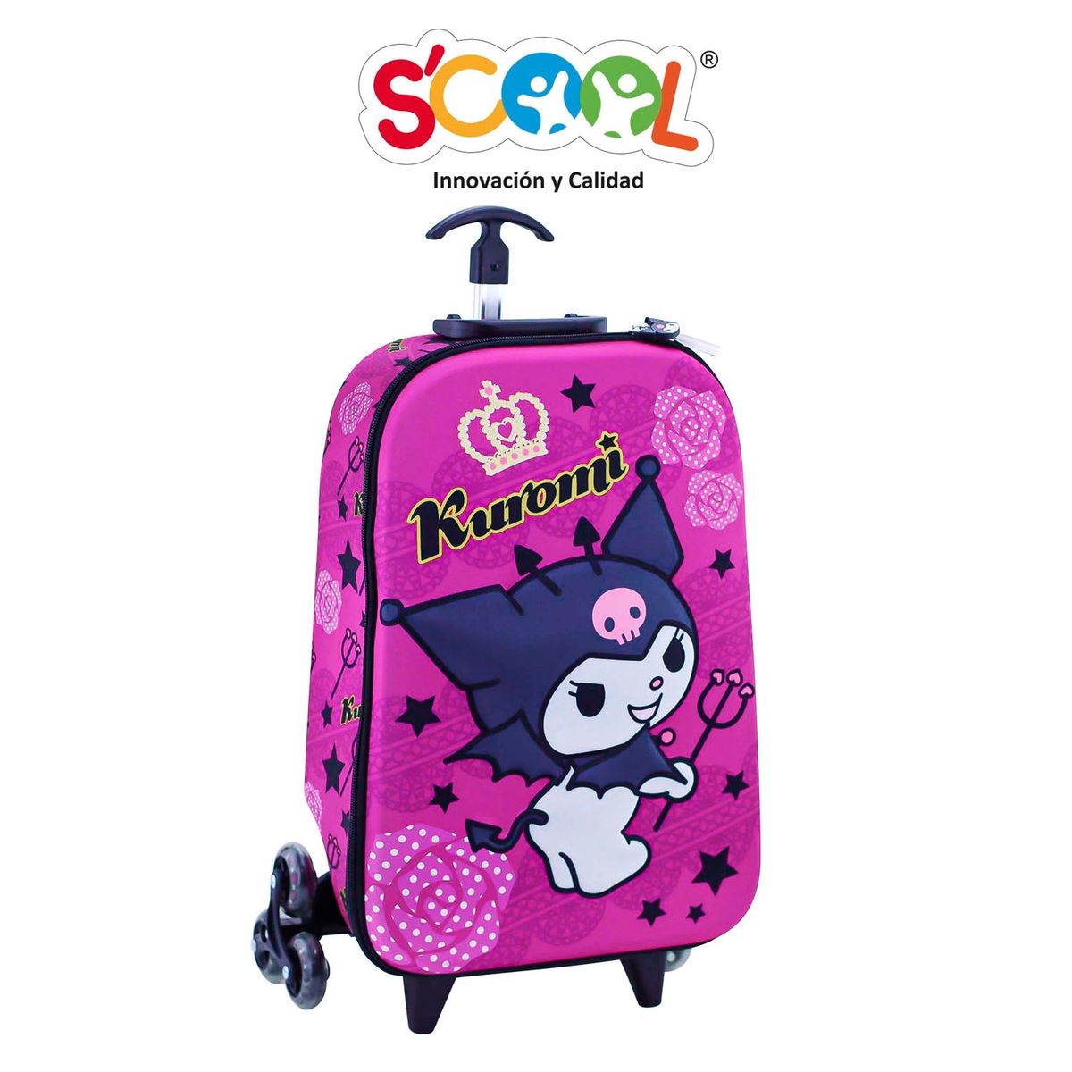 SCOOL - SET MALETA EVA 3D FULL KUROMI SCOOL RANGER