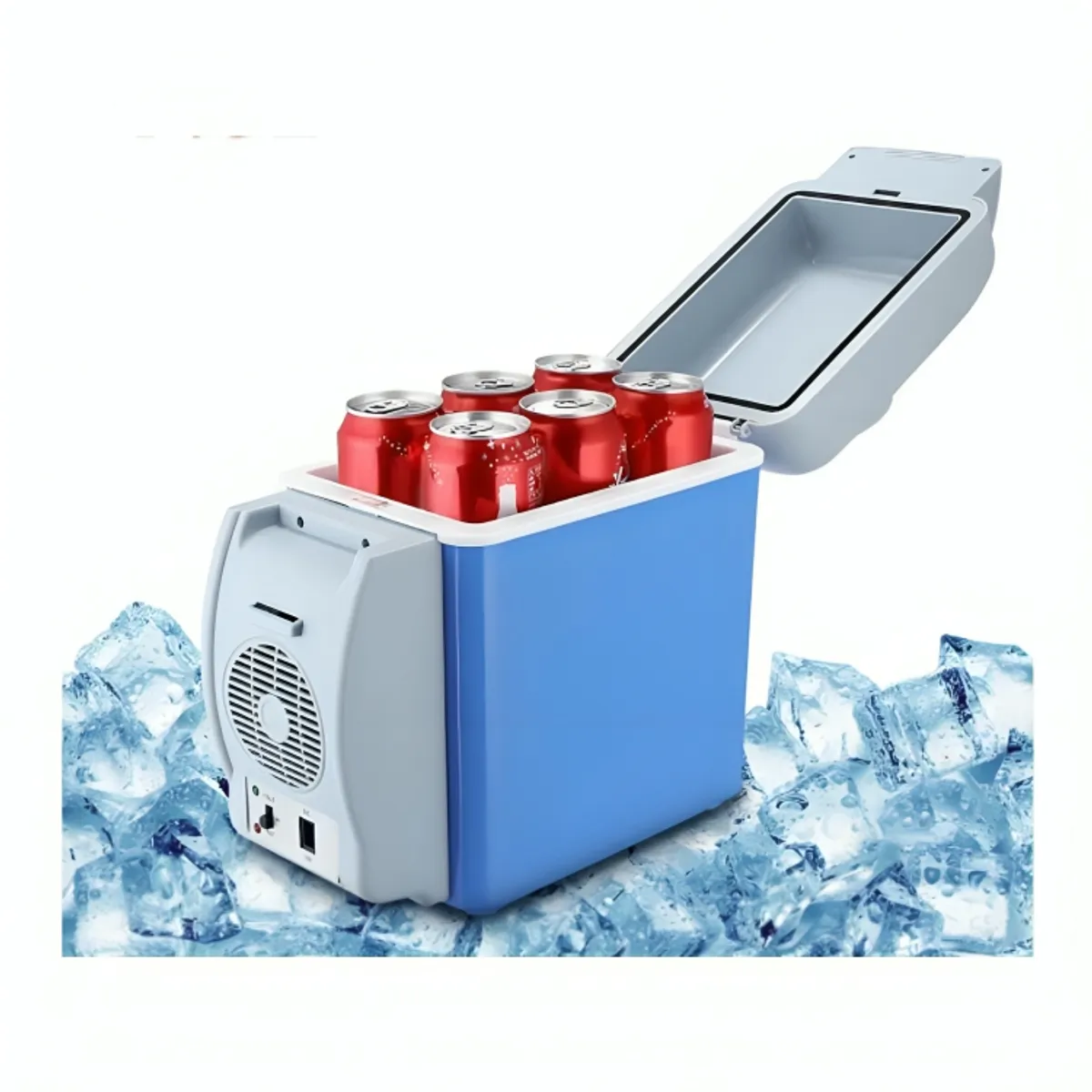 GENERICO - Cooler Portátil para Auto 7.5 L Mini Nevera Para Frutas Bebidas Fría y Caliente