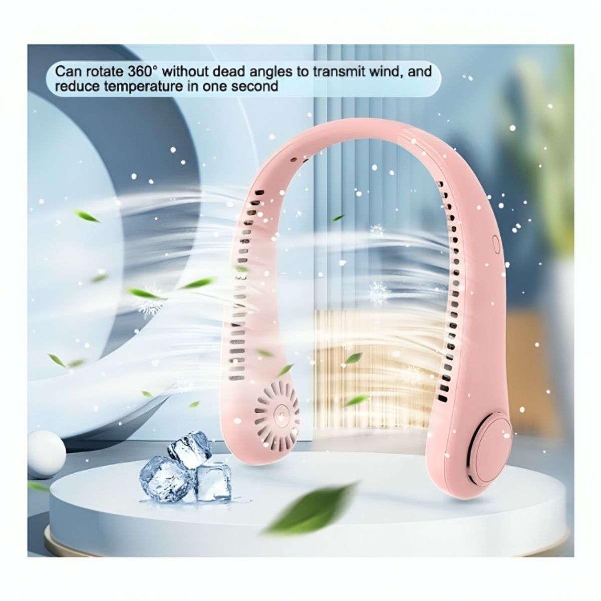 GENERICO - Mini Ventilador de Cuello Flexible de 3 Velocidades Recargable