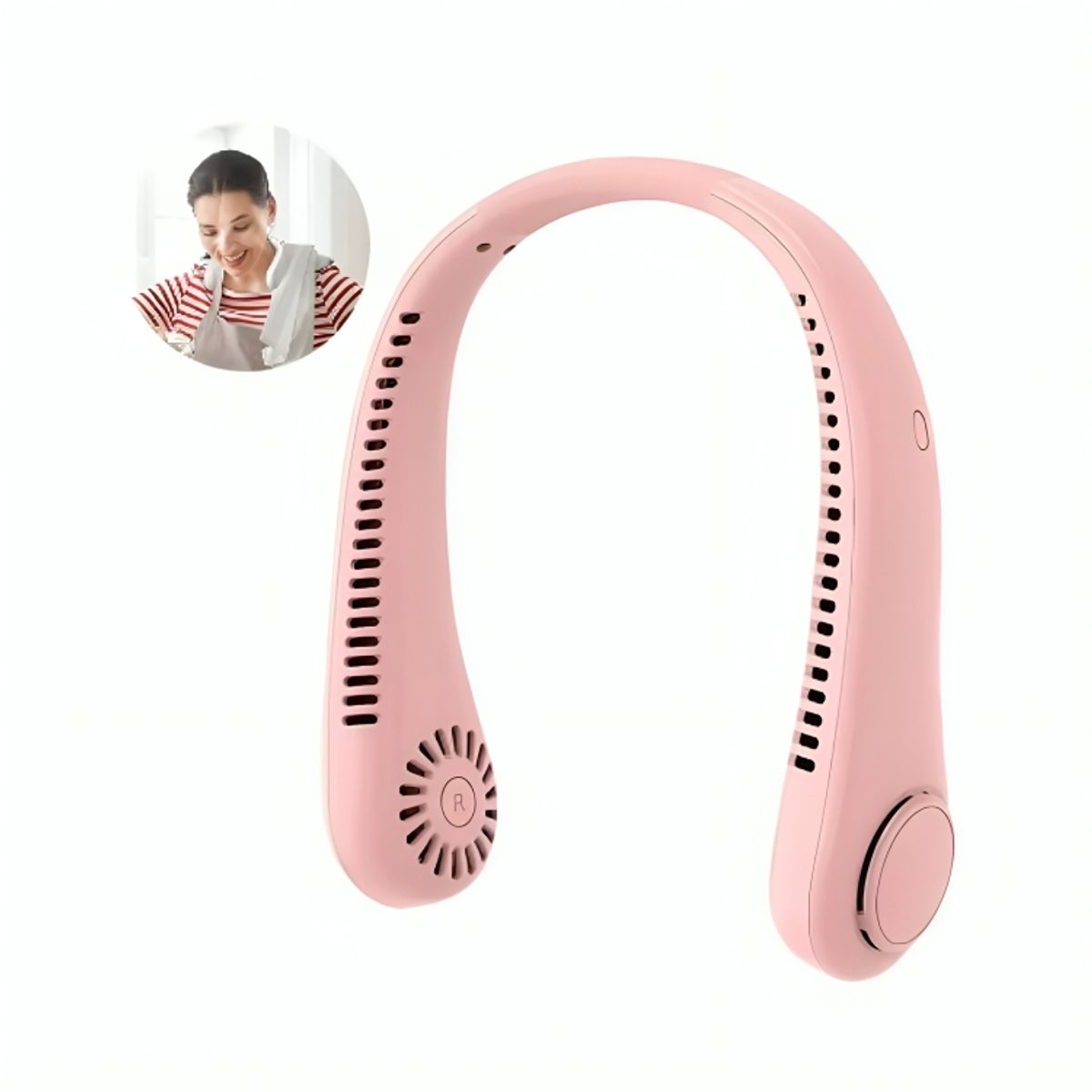 GENERICO - Mini Ventilador de Cuello Flexible de 3 Velocidades Recargable
