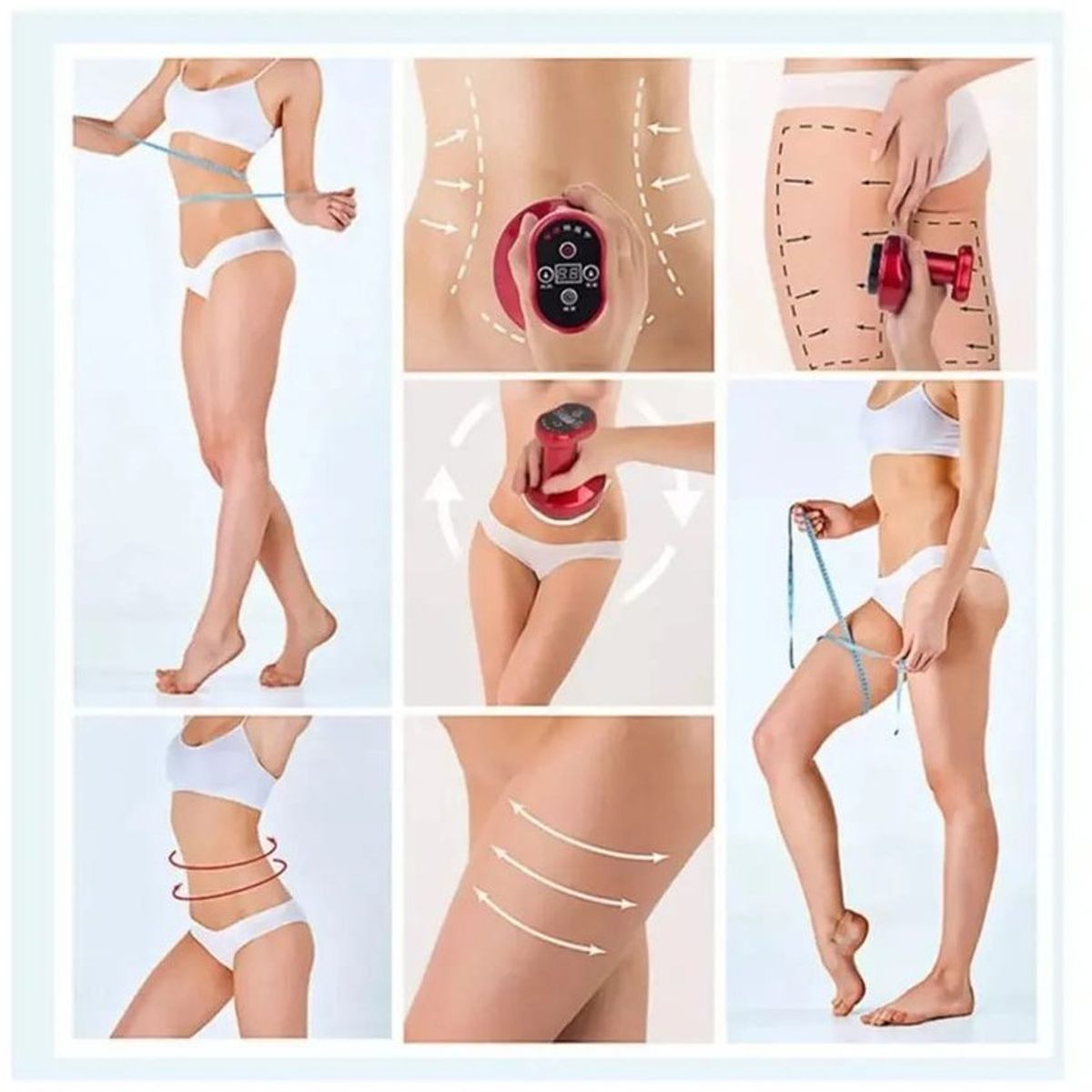 GENERICO - Masajeador Ventosa Eléctrico Semi-profesional de Succión al Vacío