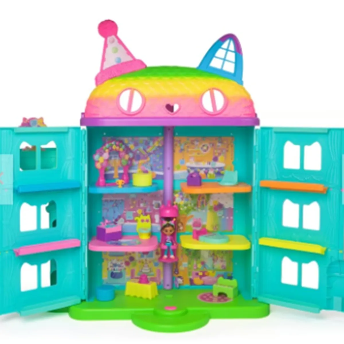 SPIN MASTER - Casa Gabby Dollhouse + Multi-Nivel + Figura Gabby