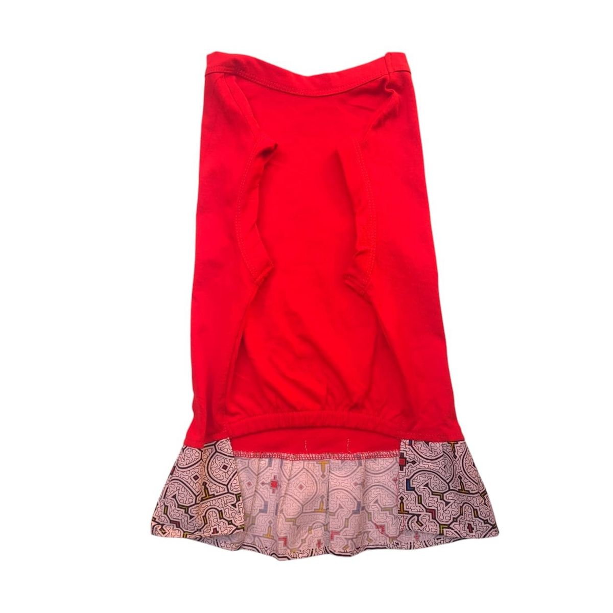 PRETTY CAN - Vestido de algodón para perros - Talla 4 - Rojo