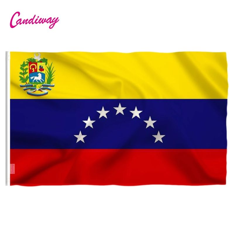 GENERICO - Bandera De Venezuela  90cm X 150cm en Poliester