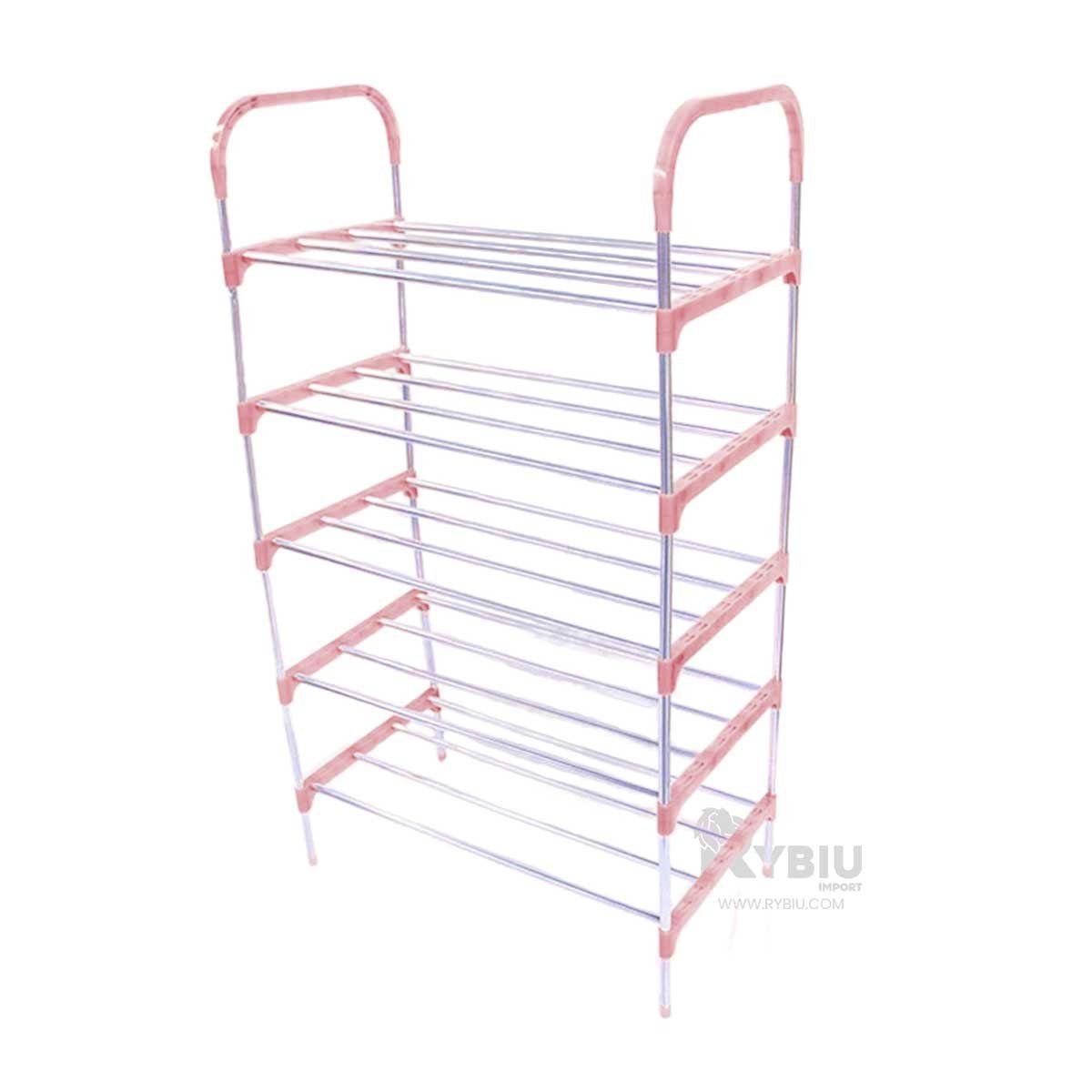 GENERICO - Estante Elegante con 5 N Rosado Y+Banderitas Adhesivas