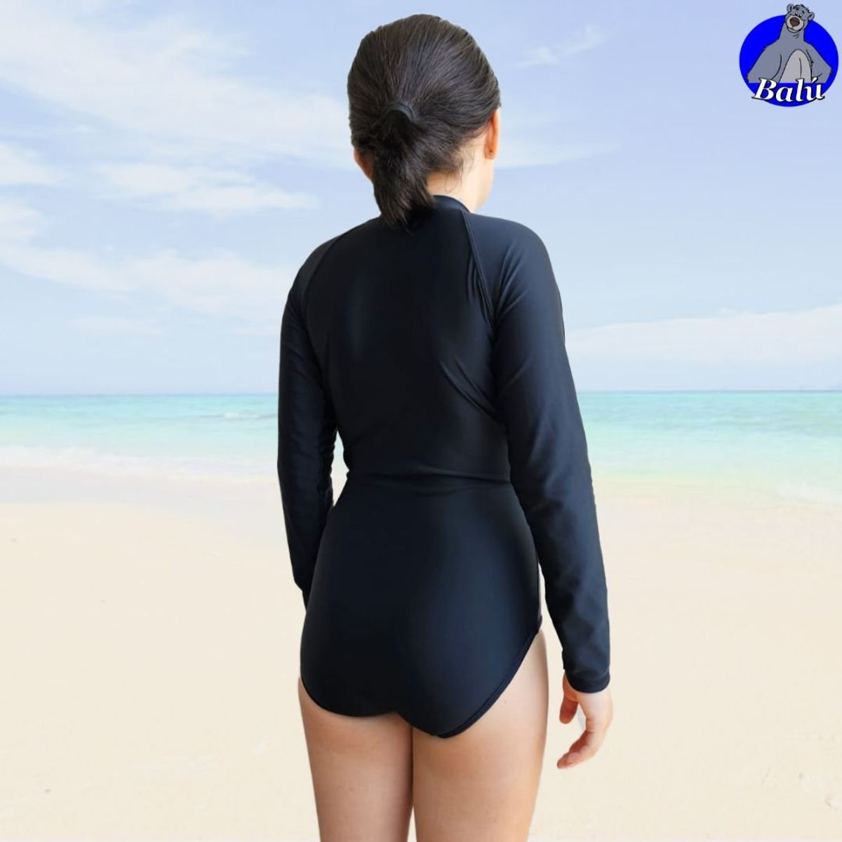 GENERICO - Ropa de baño enteriza para niñas y teen