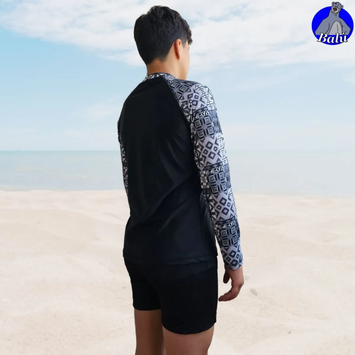 GENERICO - Polo de baño manga larga