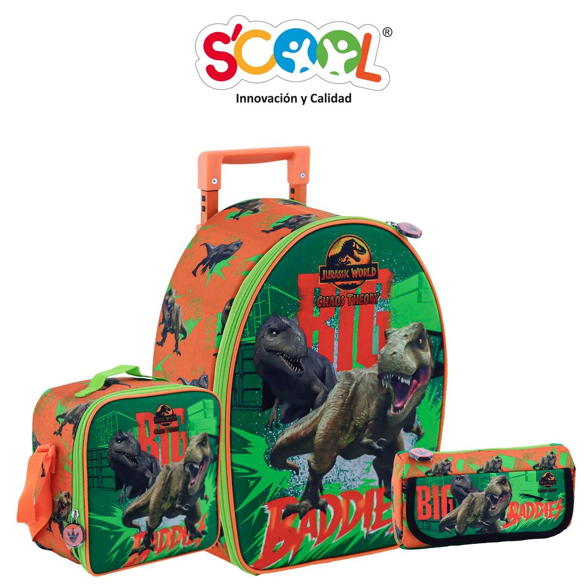 SCOOL - Set Maleta Mediana Jurassic World Ranger Scool