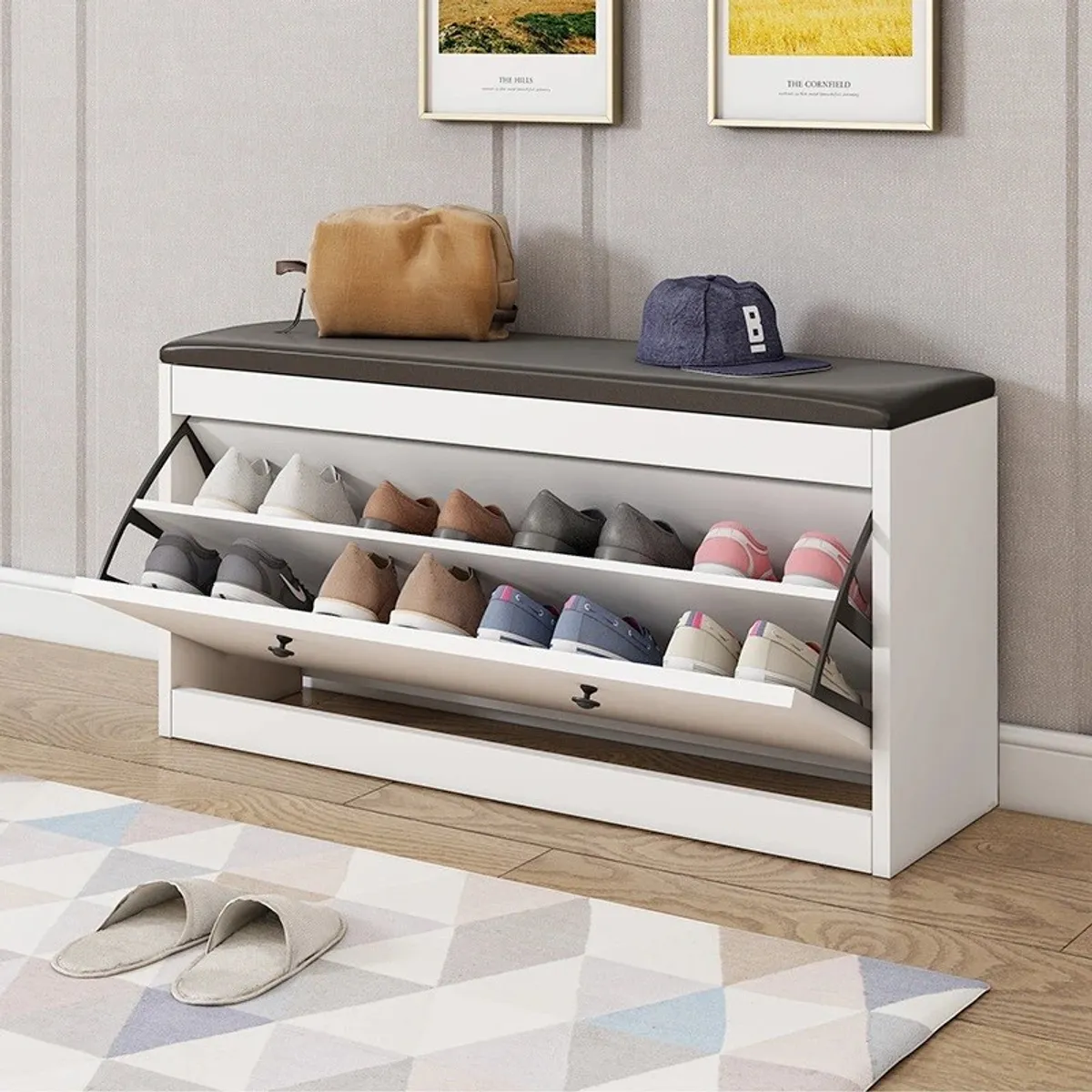 73 EXPERIENCE - Zapatera Yolanda Color Blanco - 73 Experience.