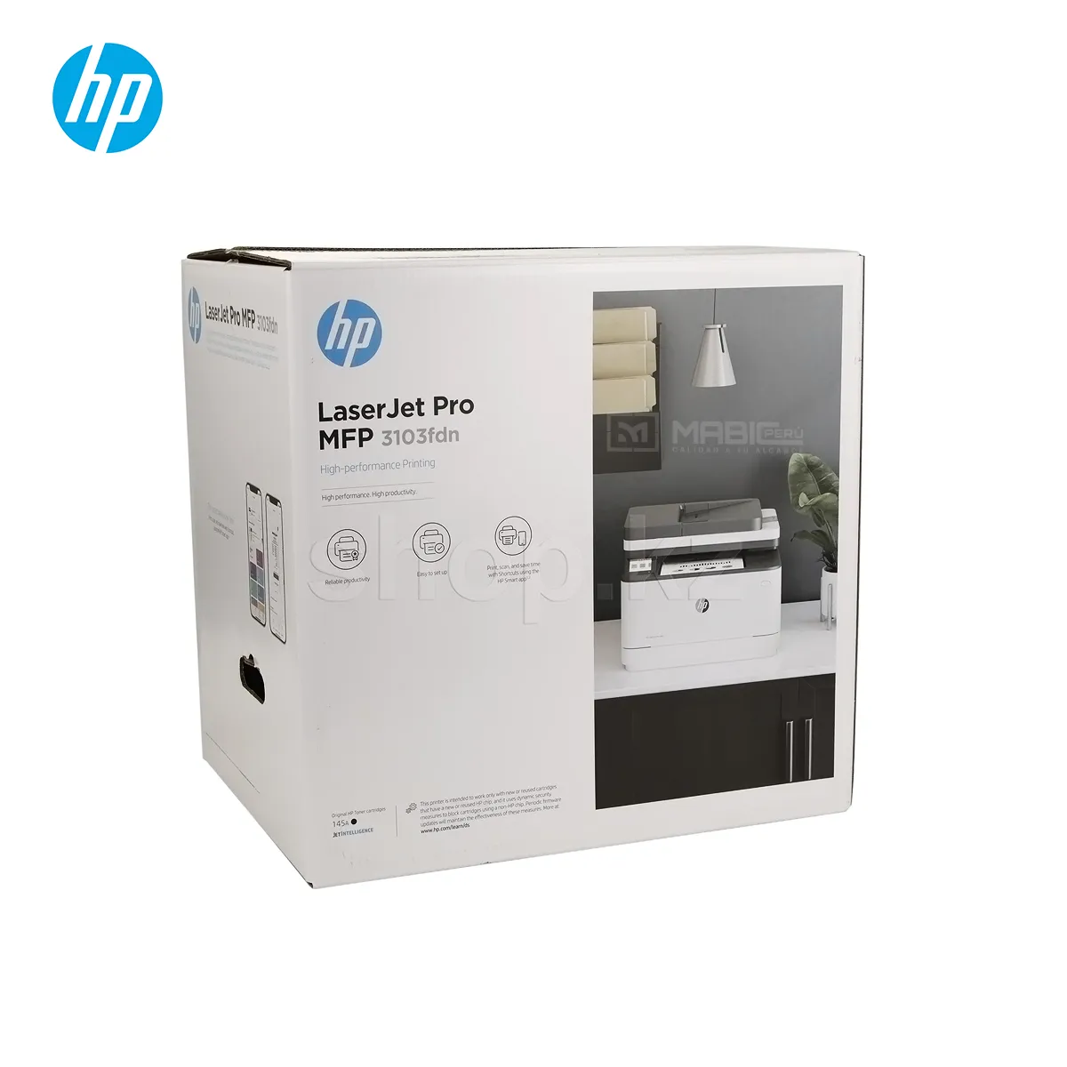 HP - Impresora Hp LaserJet Pro 3103fdw Duplex Wifi Red ADF FAX