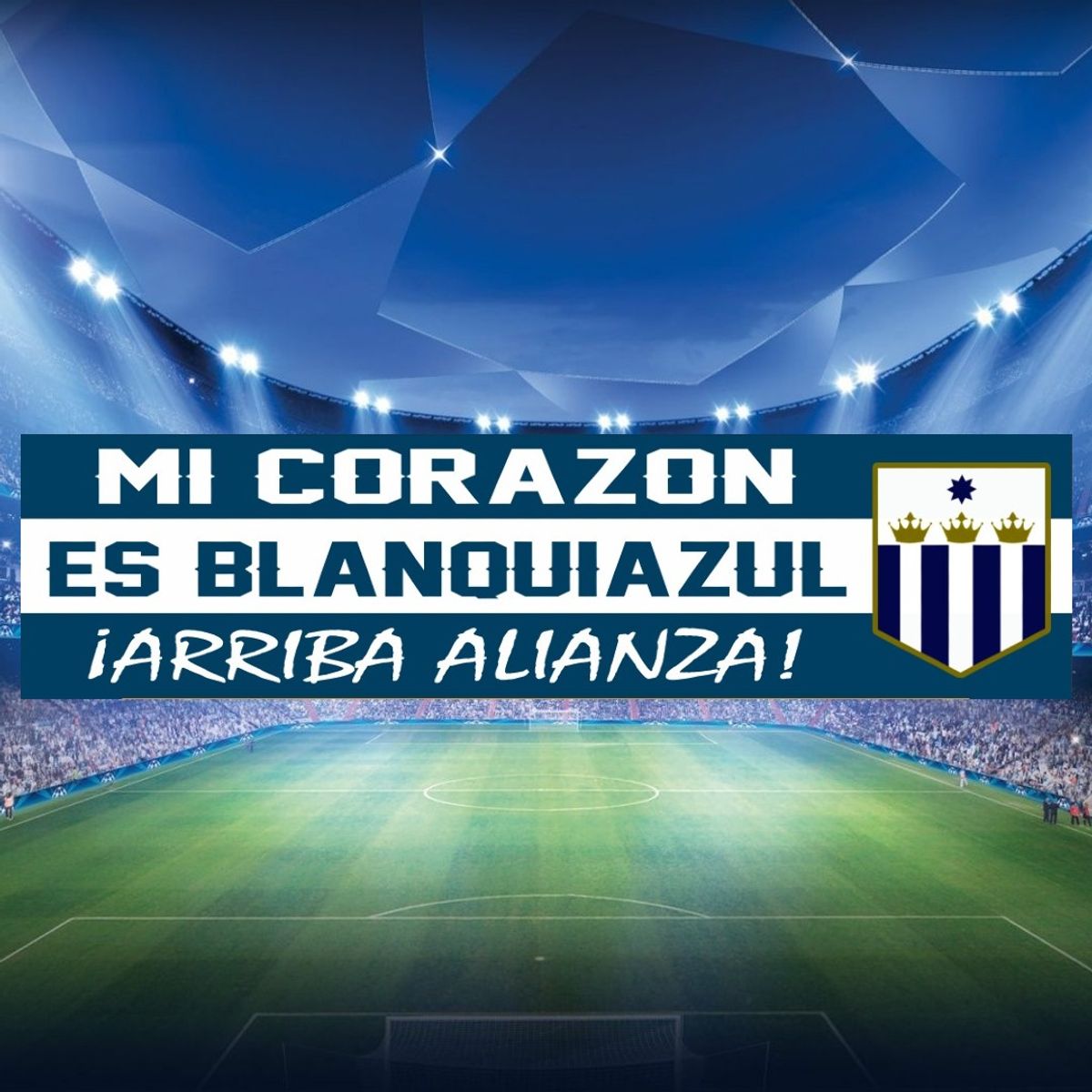 TODO FIT - Bandera Mi Corazon es Blanquiazul