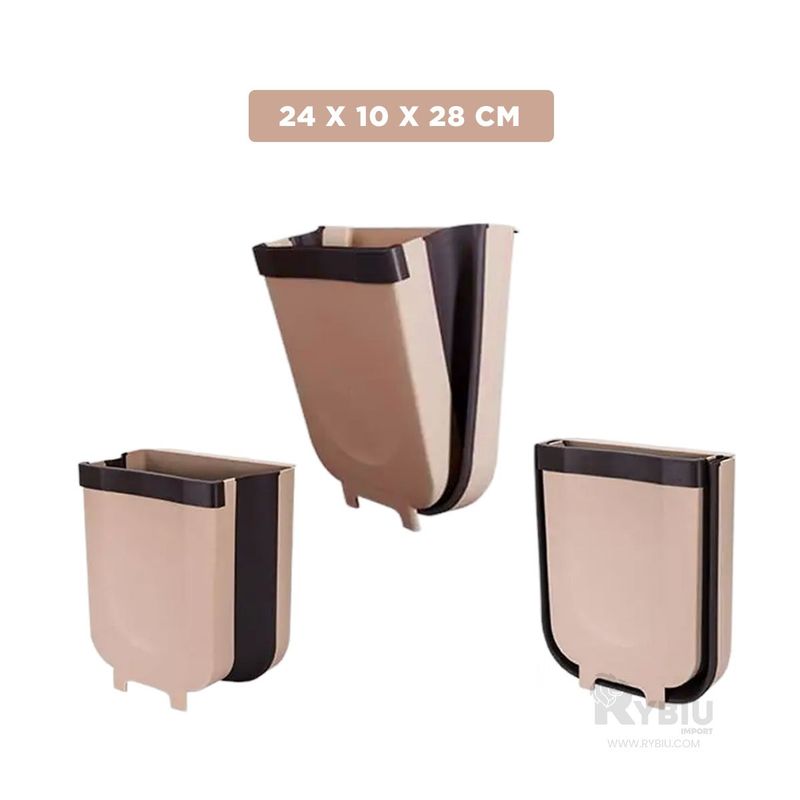 RYBIU IMPORT - Recipiente para Desperdicios en Beige Y+Post-it Adhesivos