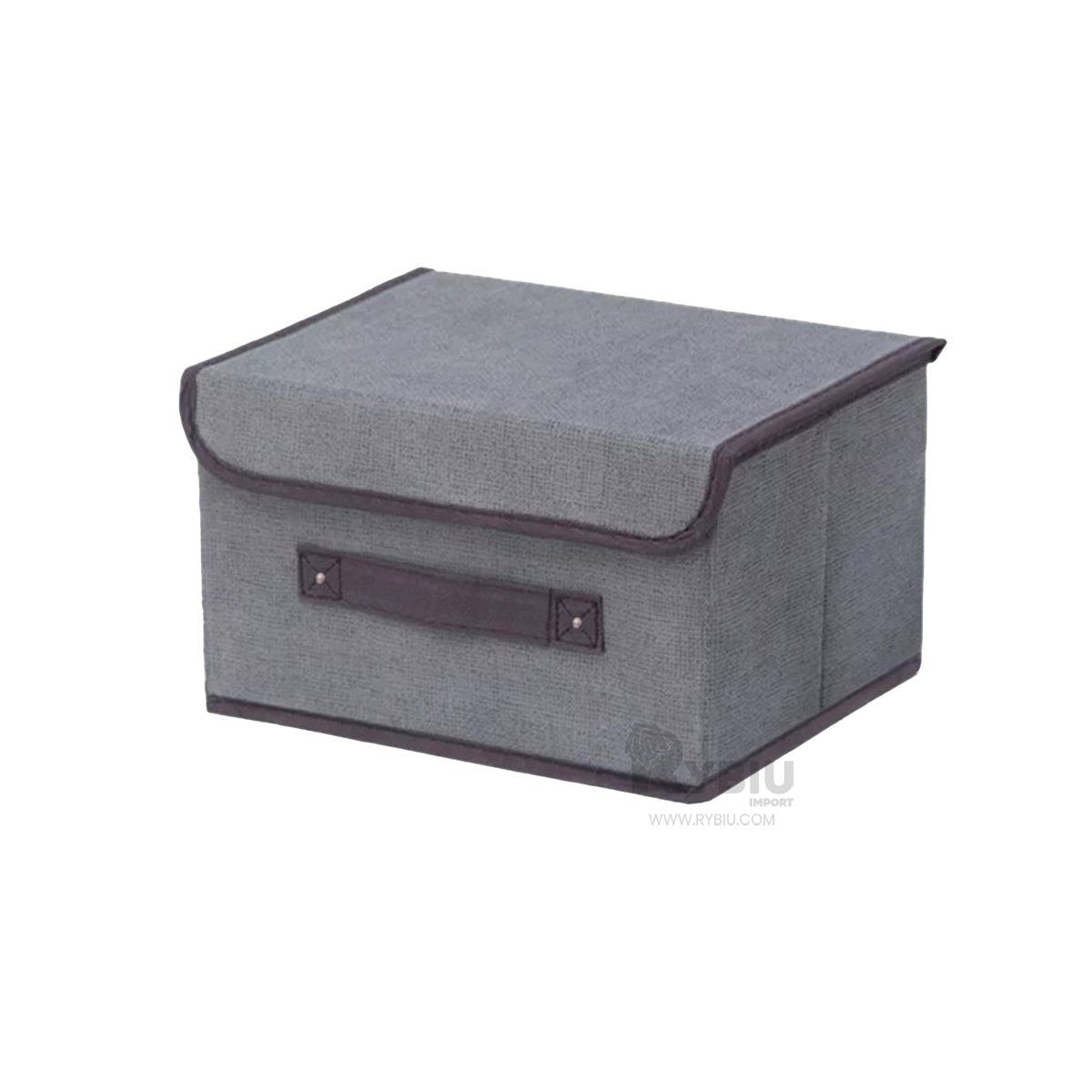 GENERICO - Caja Organizadora Porta Tela Multiusos Amplio de Color Plomo