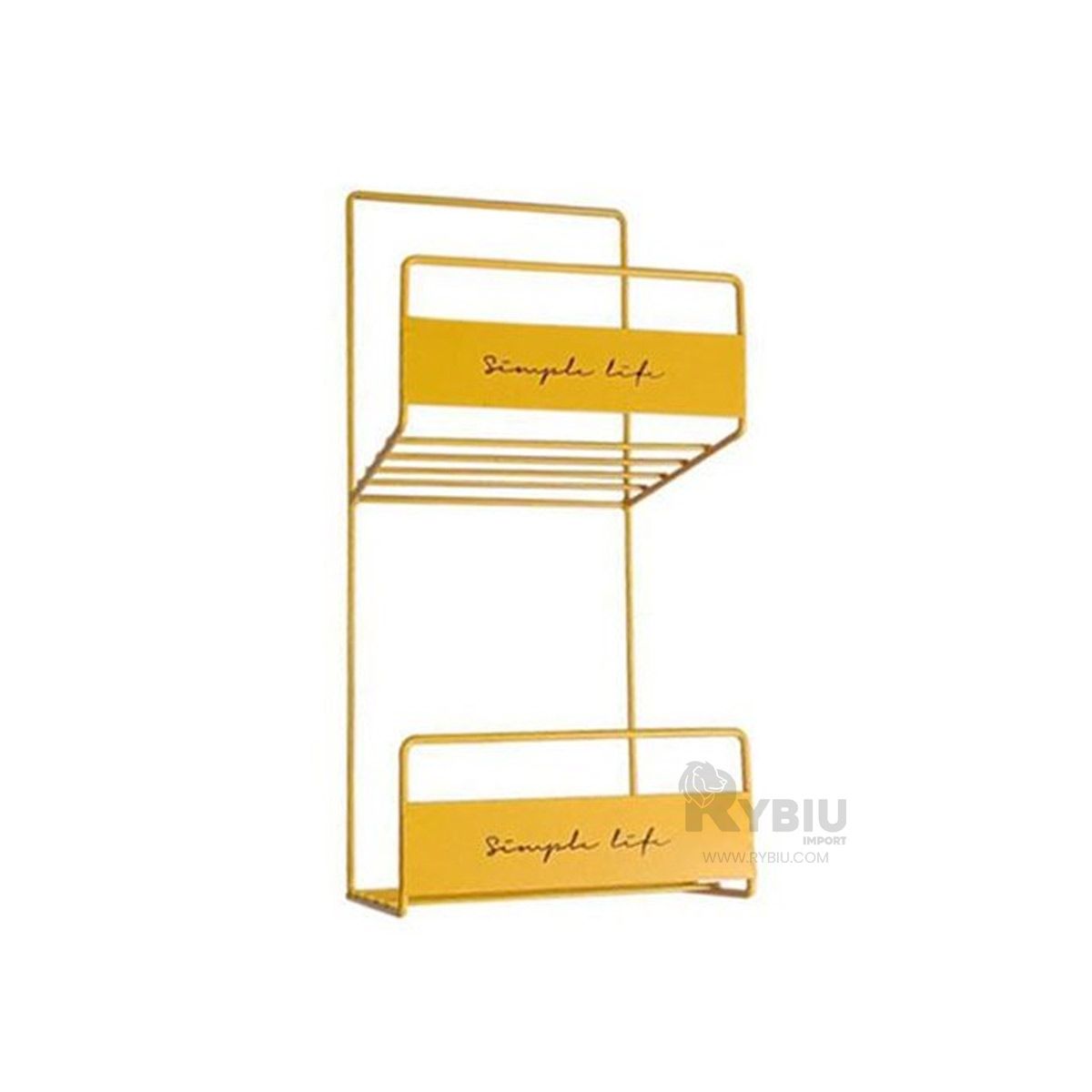 RYBIU IMPORT - Ordenador de Bolsos en Amarillo Y+Regalo Ligas para Peinar