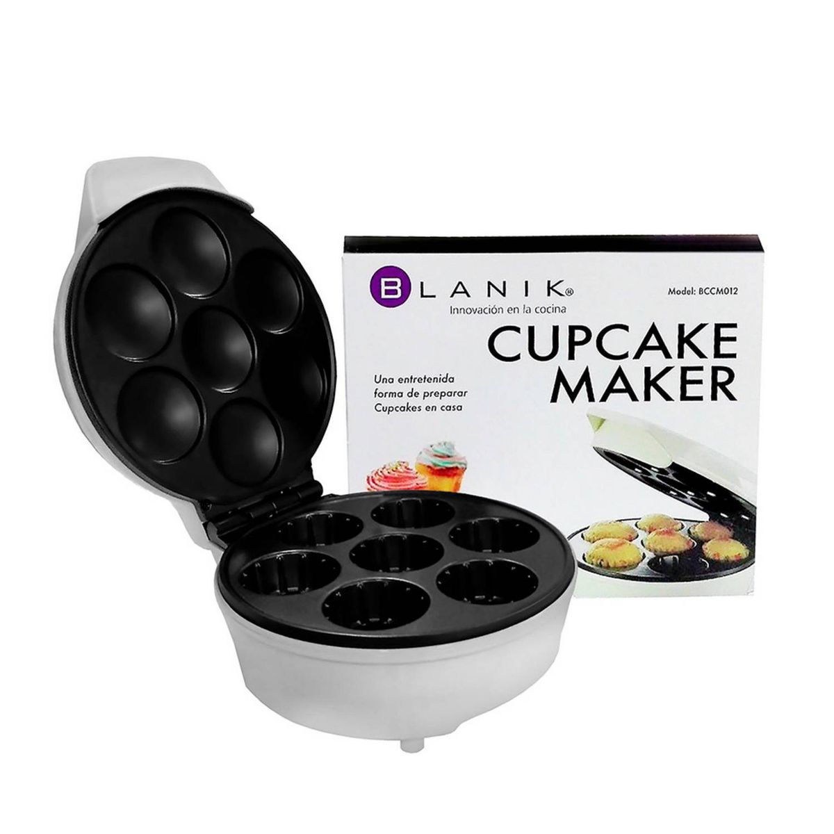 BLANIK - Máquina para hacer cup cake BCCM012 Blanco