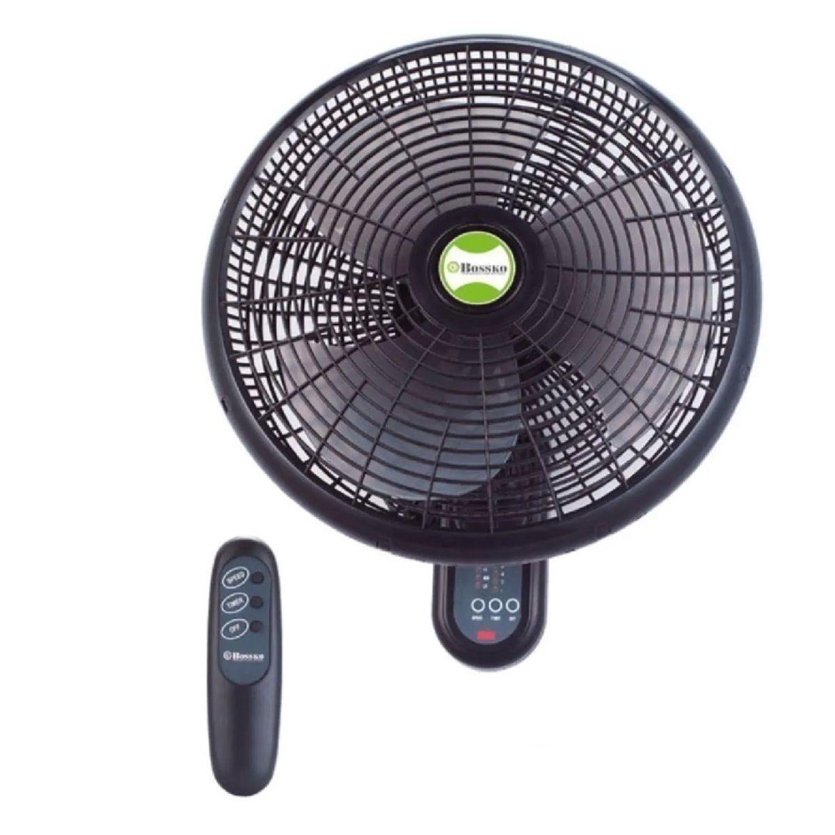 BOSSKO - Ventilador de Pared Bossko 16 BK-8210PD con Control Remoto