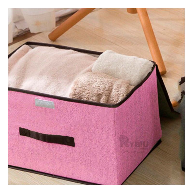 RYBIU IMPORT - Caja para Organizar en Casa Color Rosado Y+Papel de Regalo